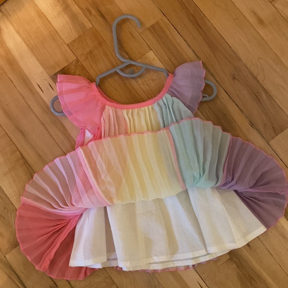 The Children’s Place Rainbow Dress 0-3M NWOT - Picture 3 of 4